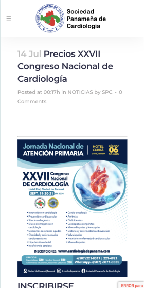Sociedad  Panameña de Cardiología