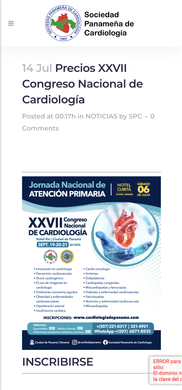 Sociedad  Panameña de Cardiología