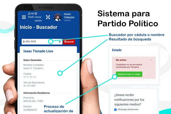 Sistema para partido Político