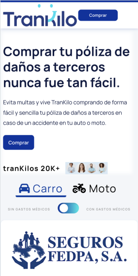 Trankilo póliza de daños en Panamá