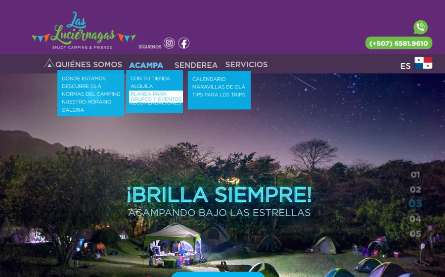 Camping Las Luciérnagas