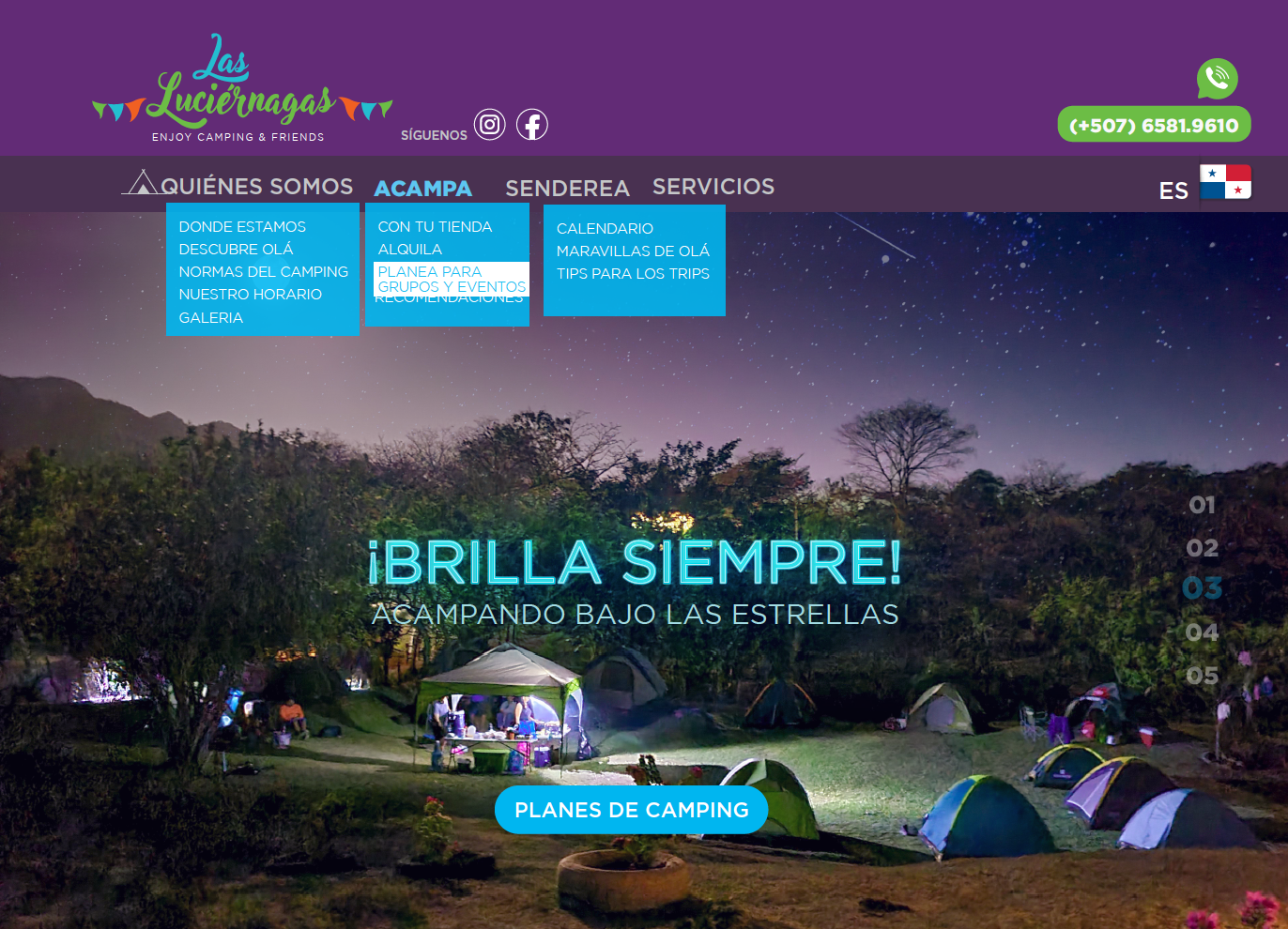Camping Las Luciérnagas