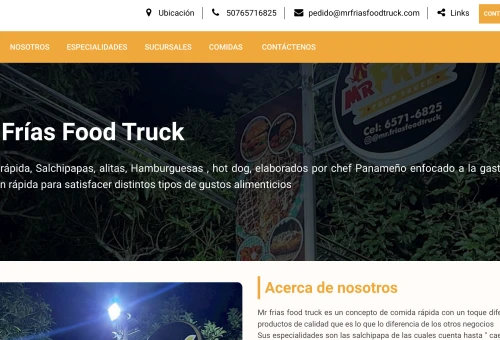 Mr. Frías Food Truck - Comida