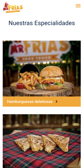 Mr. Frías Food Truck - Comida