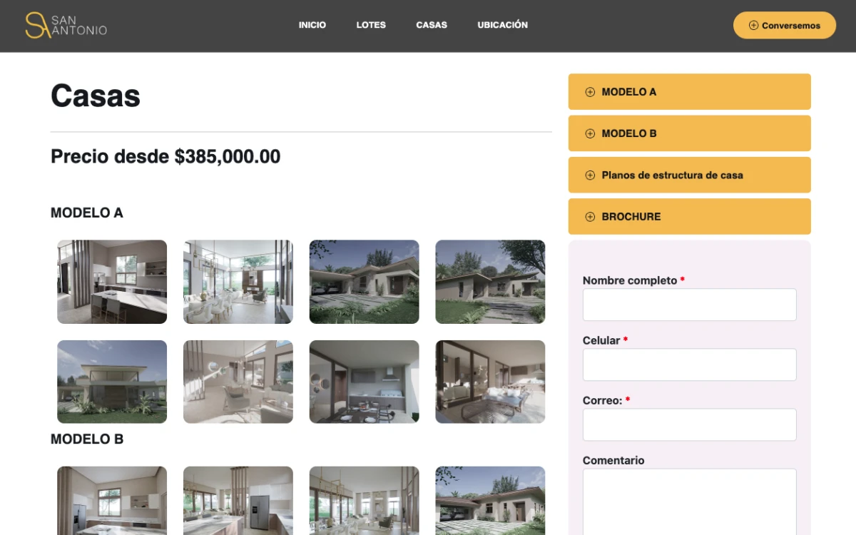 San Antonio - Venta de terrenos