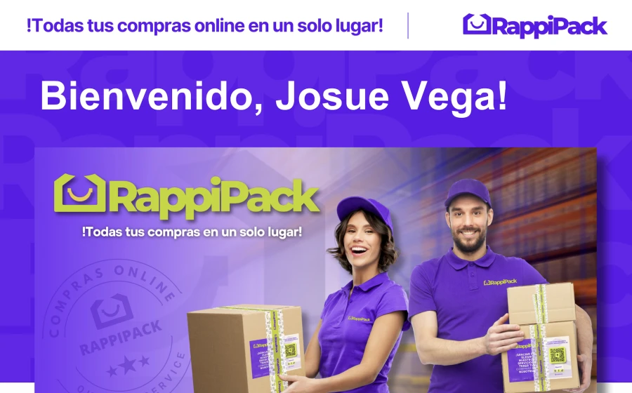 RappiPack Compra de pedidos en línea