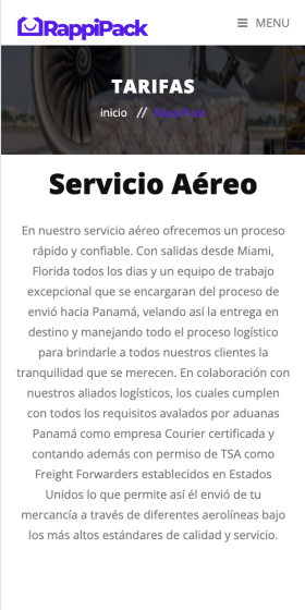 RappiPack Compra de pedidos en línea