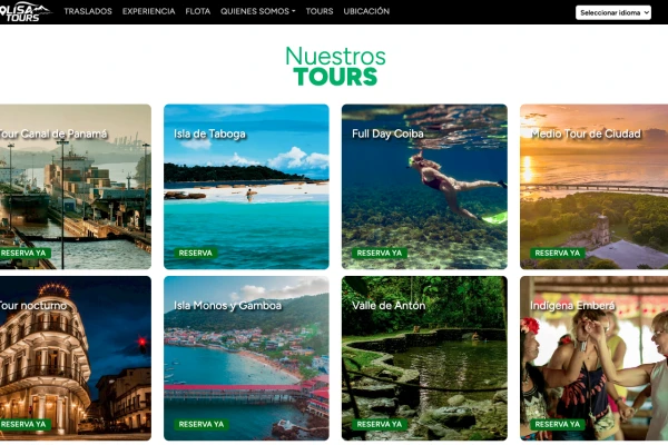 Solisa Tours Panama - Sitio web de turismo en Panamá
