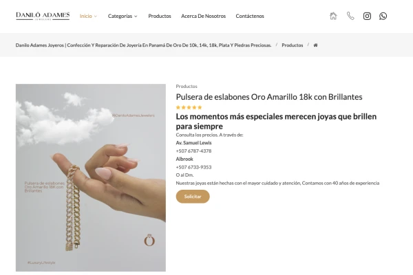 Danilo Adames Joyería en Panamá