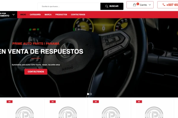 Prime Auto Parts - Venta de piezas para carros en Panamá