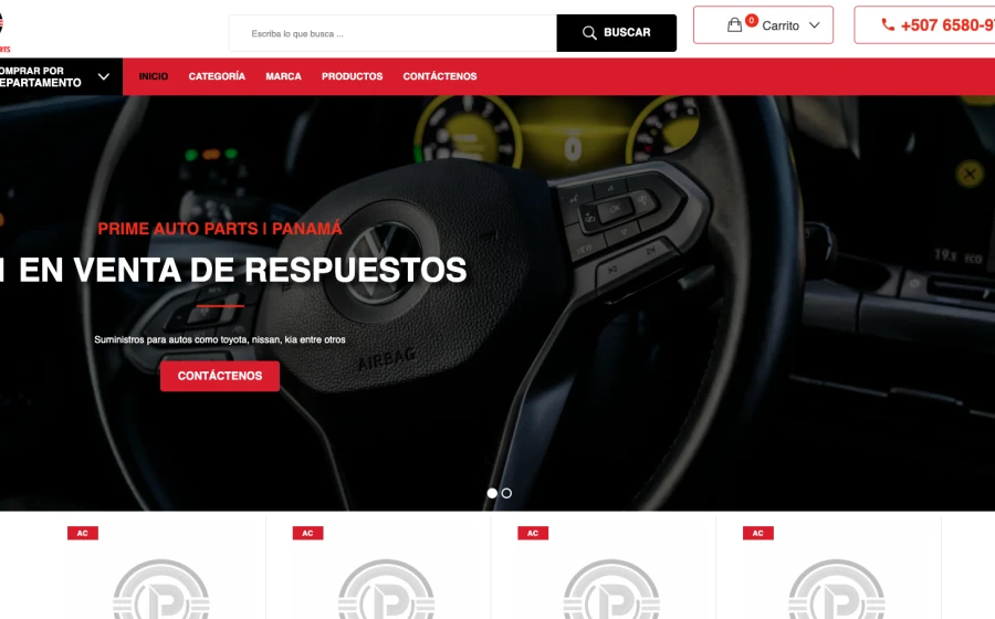 Prime Auto Parts - Venta de piezas para carros en Panamá