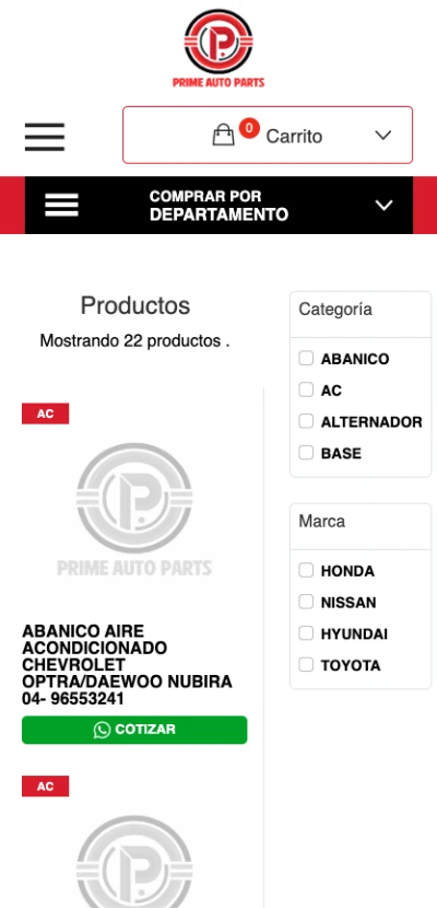 Prime Auto Parts - Venta de piezas para carros en Panamá