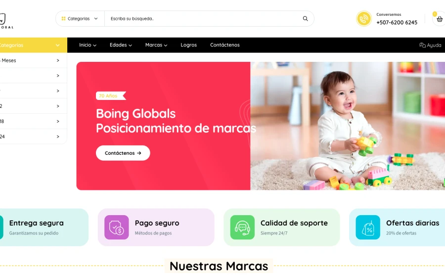 Boing Global - Panamá  ventas de juguetes para niños