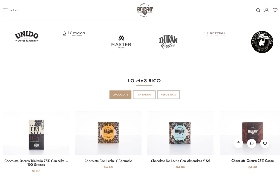 BOCAO Panama | Venta de Chocolate Panamá