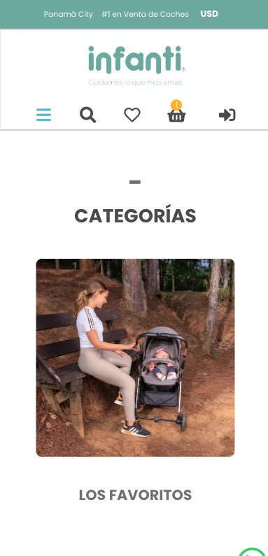 Infanti compra de coches, sillas para bebes en Panamá