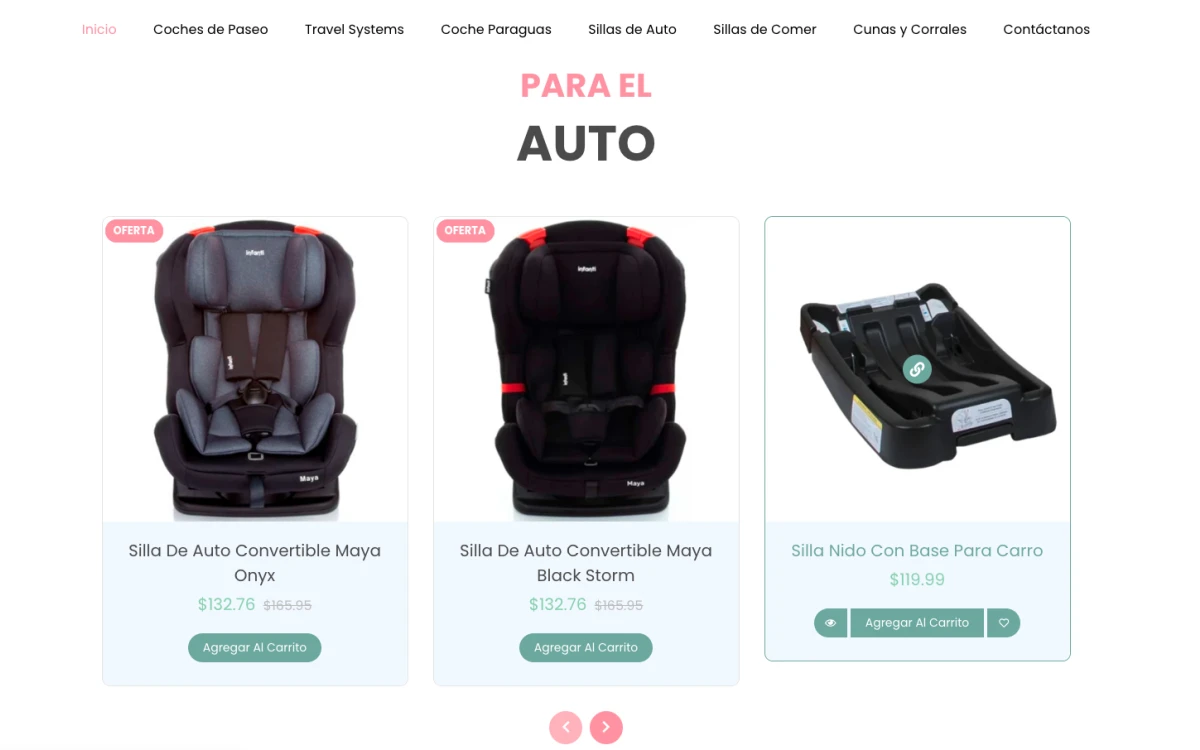 Infanti compra de coches, sillas para bebes en Panamá