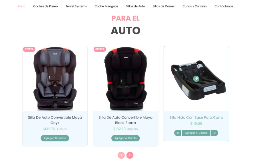 Infanti compra de coches, sillas para bebes en Panamá