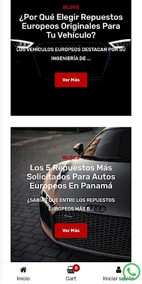 Top Auto Part de Panamá- Ventas de Repuestos Europeos