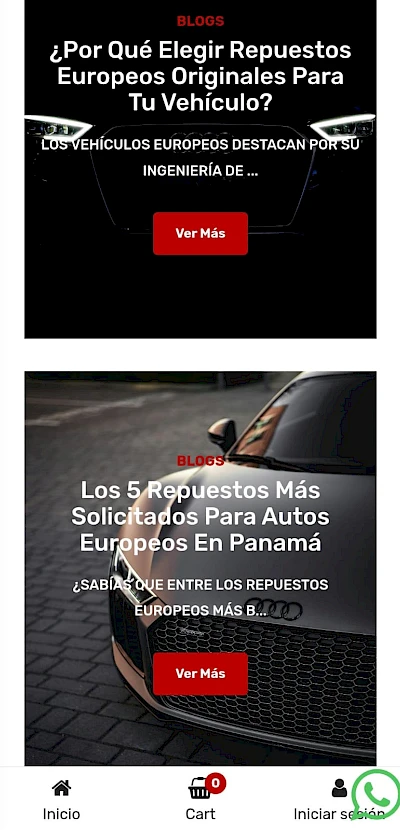 Top Auto Part de Panamá- Ventas de Repuestos Europeos