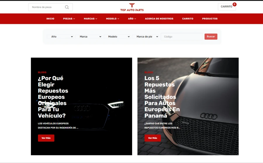 Top Auto Part de Panamá- Ventas de Repuestos Europeos