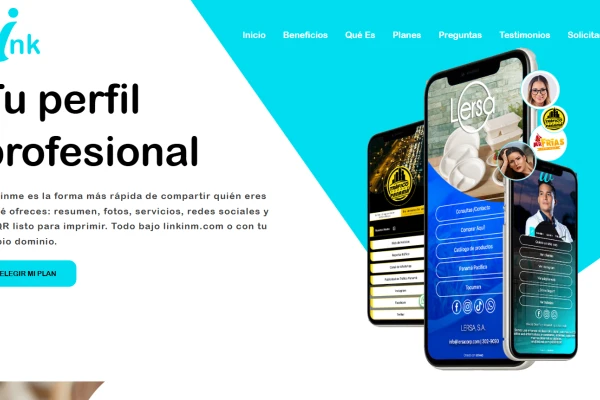 Linkinm | Tu bioperfil profesional en minutos