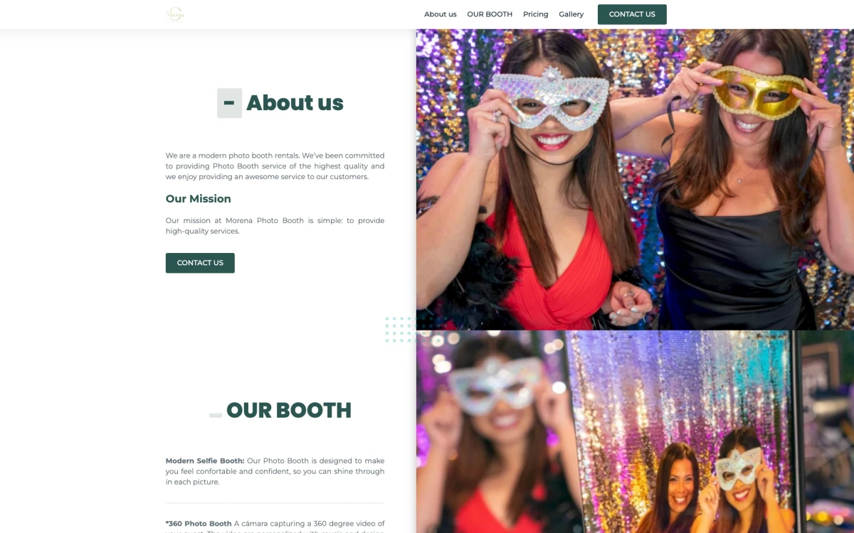Morenaphotobooth | Photo Booth USA services