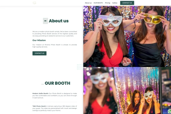 Morenaphotobooth | Photo Booth USA services