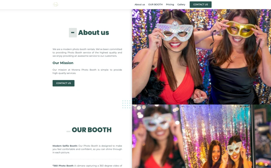 Morenaphotobooth | Photo Booth USA services