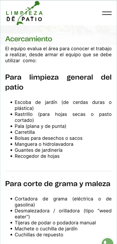 Limpieza de Patio | Panamá Oeste