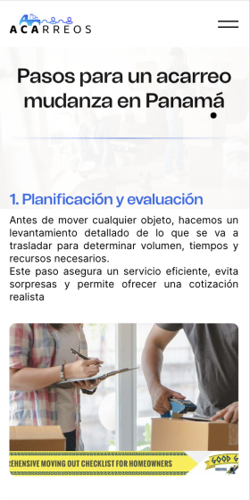 Acarreos Panamá - Mudanzas, acarreos en Todo Panamá