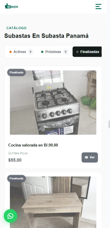 Subastas en Panamá - Portal de subastas