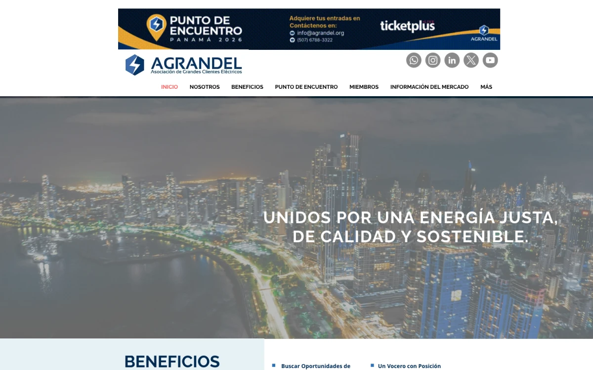 AGRANDEL - Asociación de Grandes Clientes Eléctricos | Panamá