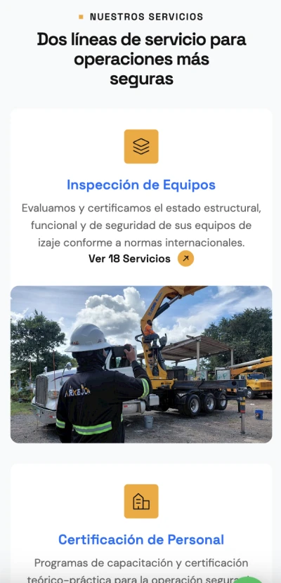 ARKEJO - Inspección y certificación de equipos de izaje en Panamá